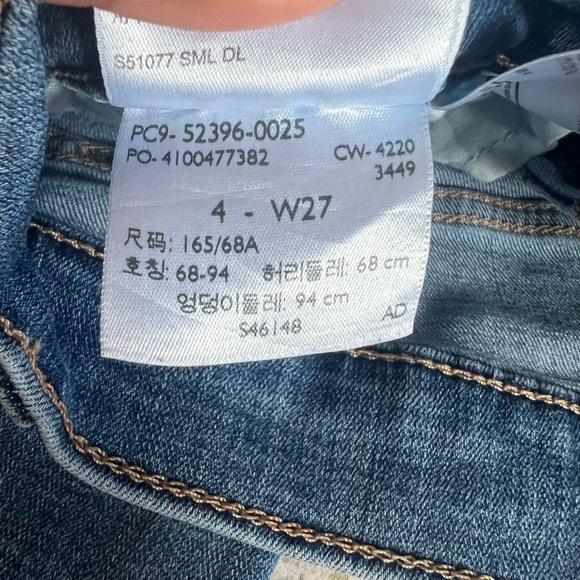 Levi's Blue Ankle & Cropped Jeans Size 4 - Picture 7 of 8